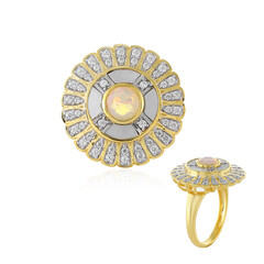Zilveren ring met een Welo-opaal