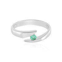 Zilveren ring met een Russische smaragd (de Melo)
