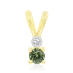 Gouden hanger met een Madagaskar Demantoid (John Ferry)
