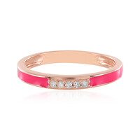 Zilveren ring met I2 (I) Diamanten