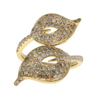Gouden ring met SI2 Fancy Diamanten (CIRARI)