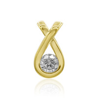 Gouden hanger met een VS2 Diamant (F) (adamantes [!])