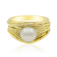 Zilveren ring met een zoetwater kweekparel (TPC)