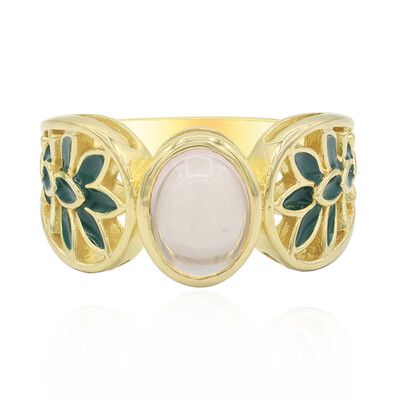 Zilveren ring met een rozen kwarts