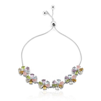 Zilveren armband met Birmese Peridoots