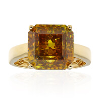 Gouden ring met een sfaleriet (CIRARI)