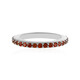 Zilveren ring met roze zirkonen