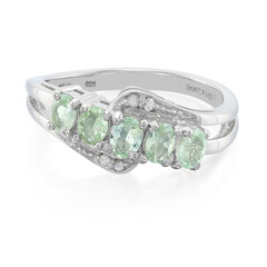 Zilveren ring met Paraiba toermalijnen