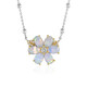 Zilveren halsketting met Welo-opalen (Dallas Prince Designs)