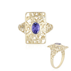 Gouden ring met een AAA tanzaniet (Ornaments by de Melo)