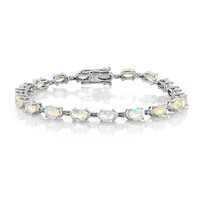 Zilveren armband met Welo-opalen