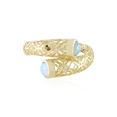 Gouden ring met Welo-opalen (Ornaments by de Melo)