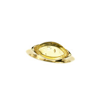 Zilveren ring met een Baltische barnsteen