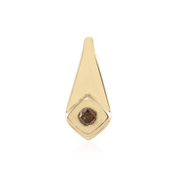 Gouden hanger met een I2 Bruine Diamant