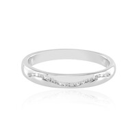 Zilveren ring met zirkonen