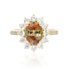 Gouden ring met een andalusiet