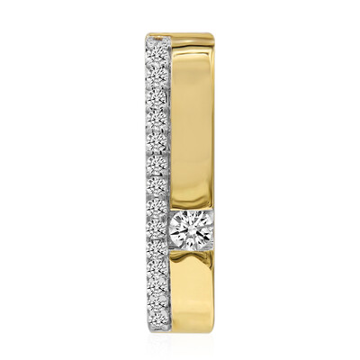 Gouden hanger met een IF Diamant (D) (Annette)