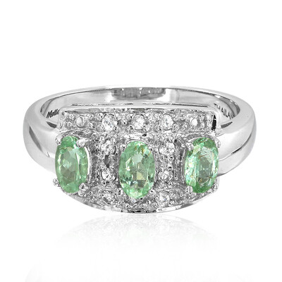 Zilveren ring met Paraiba toermalijnen