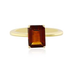Zilveren ring met een Madeira citrien