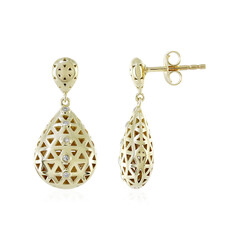 Gouden oorbellen met I1 (I) Diamanten (Ornaments by de Melo)