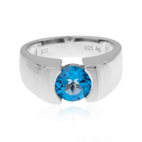 Zilveren ring met een Marambaia-topaas