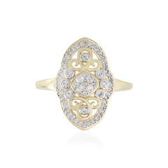 Zilveren ring met zirkonen