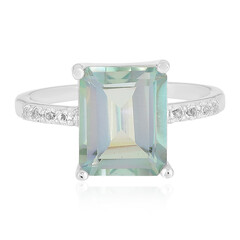 Zilveren ring met een Mountain Lake Kwarts