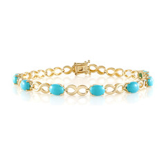 Zilveren armband met Sleeping Beauty Turkooisen (Faszination Türkis)