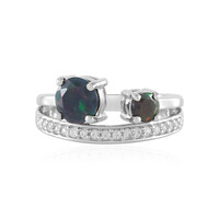 Zilveren ring met een Mezezo opaal (Adela Silber)