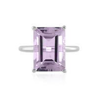 Zilveren ring met een lavendel amethist