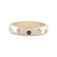 Zilveren ring met Socoto smaragden
