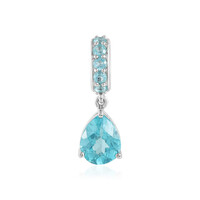 Zilveren hanger met een Blauwe apatiet