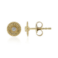 Gouden oorbellen met IF (G) Diamanten (de Melo)