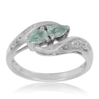 Zilveren ring met Paraiba toermalijnen