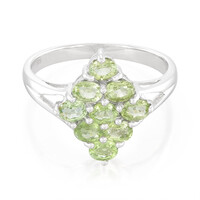 Zilveren ring met Paraiba toermalijnen