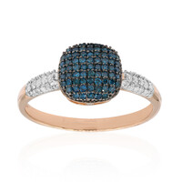 Gouden ring met PK (H) Diamanten