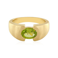 Zilveren ring met een peridoot