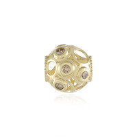Gouden hanger met I2 Champagne Diamanten (Ornaments by de Melo)