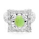 Zilveren ring met een keizerlijk chrysopraas