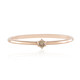 Gouden ring met een SI1 Champagne Diamant