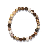 Armband met Rode Zebra Jaspisen