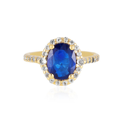 Zilveren ring met een Koningsblauwe Spinel