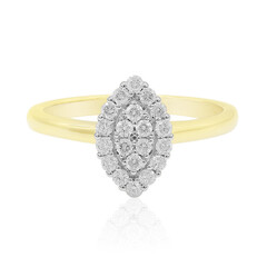 Gouden ring met Diamanten SI2 (G)
