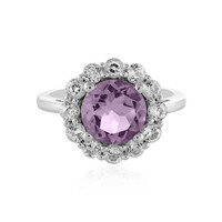Zilveren ring met een lavendel amethist