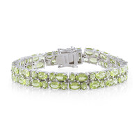 Zilveren armband met peridoots