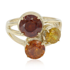 Gouden ring met een sfaleriet
