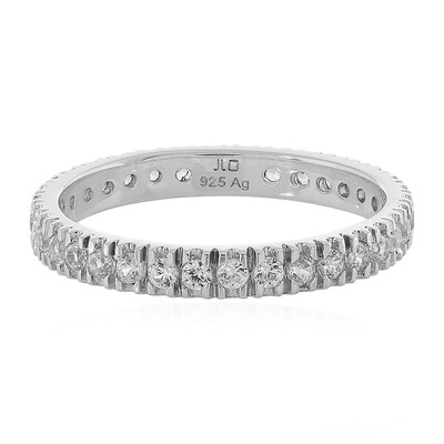 Zilveren ring met zirkonen