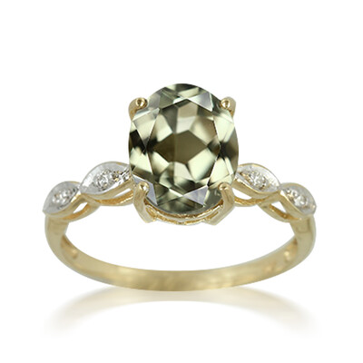 Zilveren ring met een zultaniet