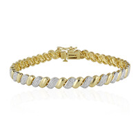 Zilveren armband met I3 (I) Diamanten
