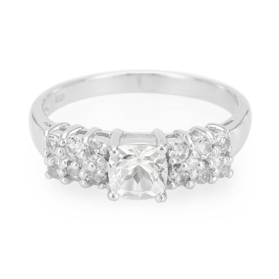 Zilveren ring met een gosheniet